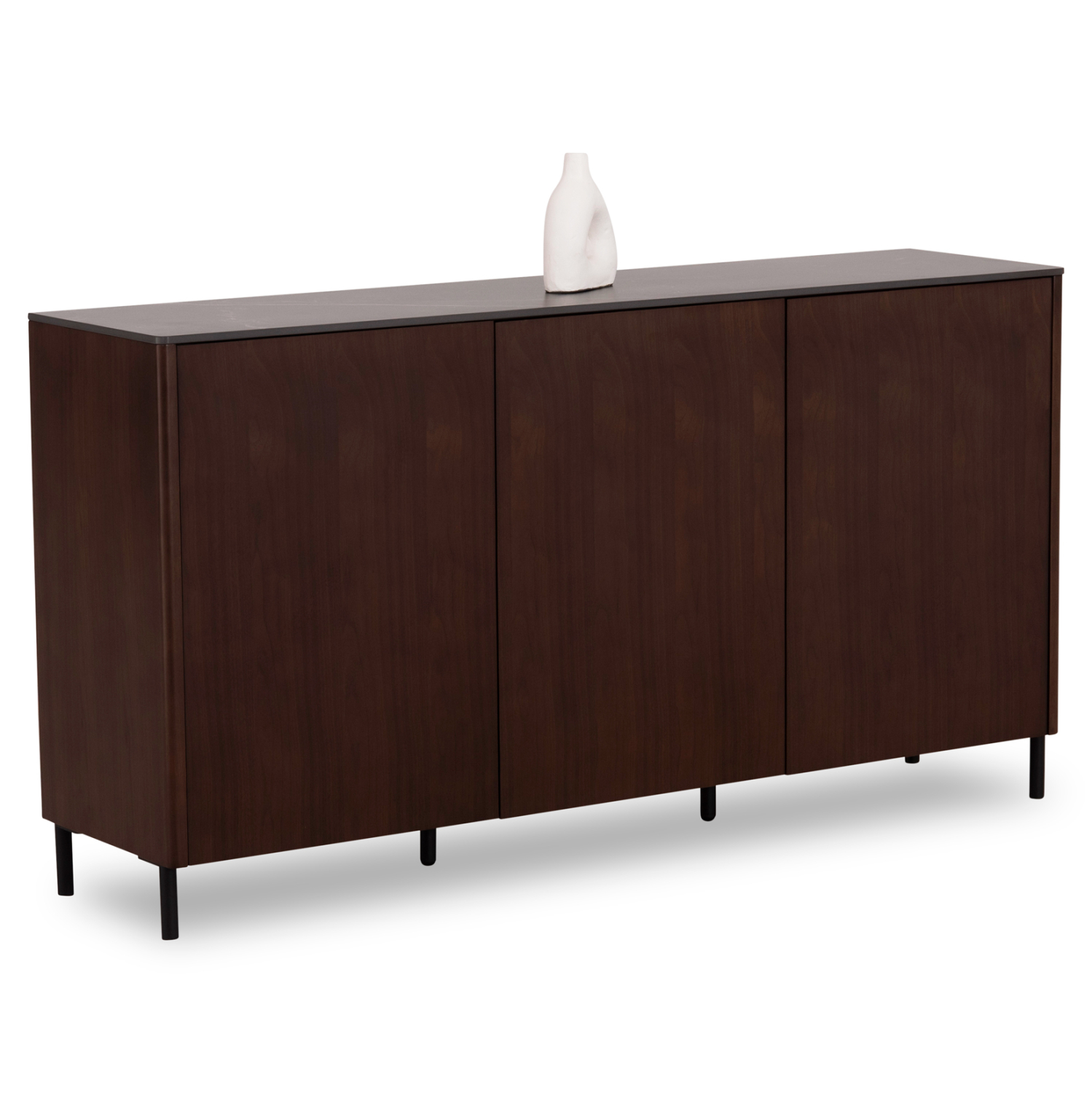ΜΠΟΥΦΕΣ HORIZON SM18092 ΚΕΡΑΜΙΚΟ TOP-ΚΑΠΛΑΜΑΣ ΚΑΡΥΔΙΑΣ-ΜΕΤΑΛΛΙΚΑ ΠΟΔΙΑ 160x40x85Υεκ.