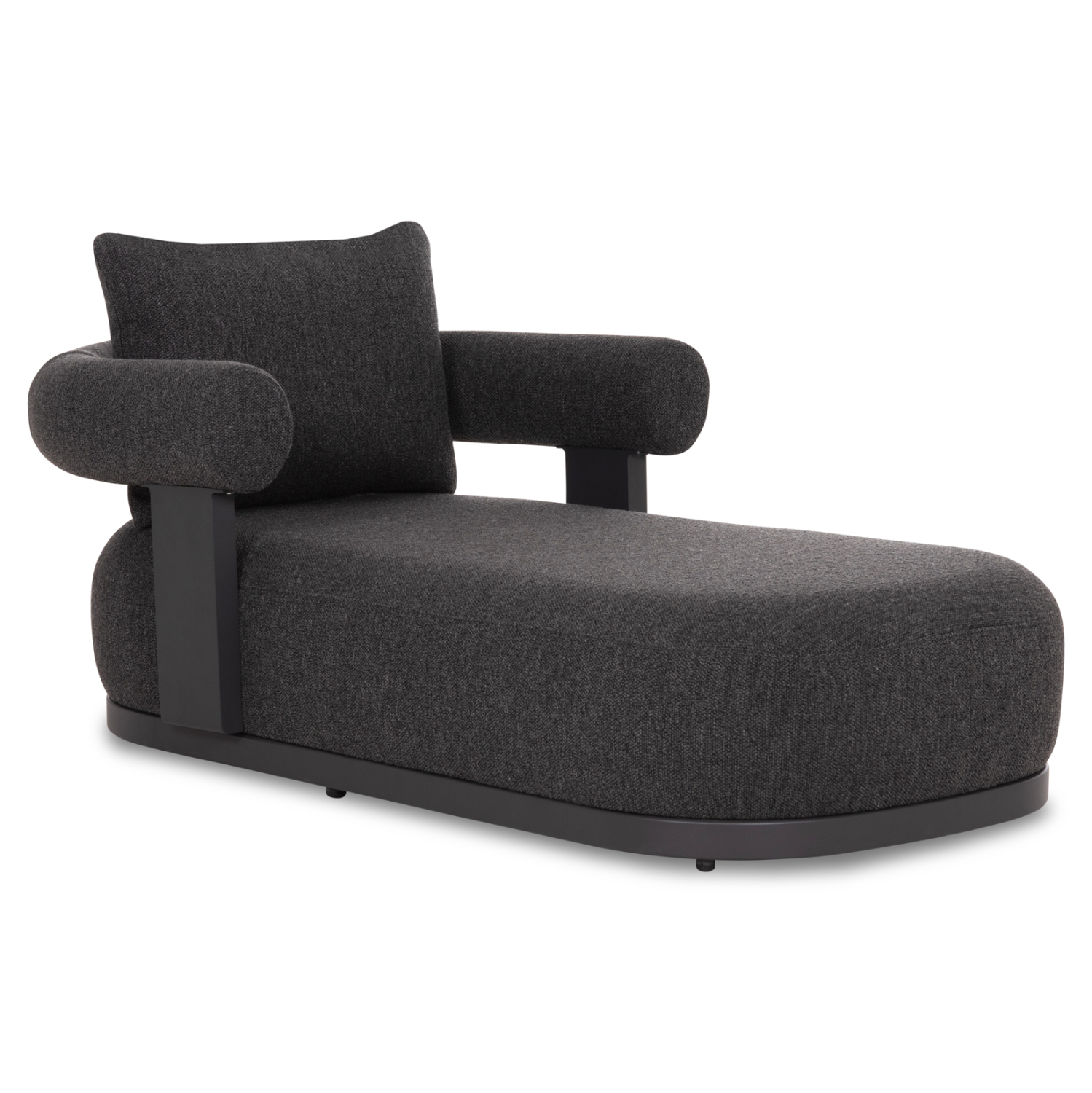 Μονό daybed αλουμινίου - Γκρι 169,5x95x59,5 εκ. | Deccard
