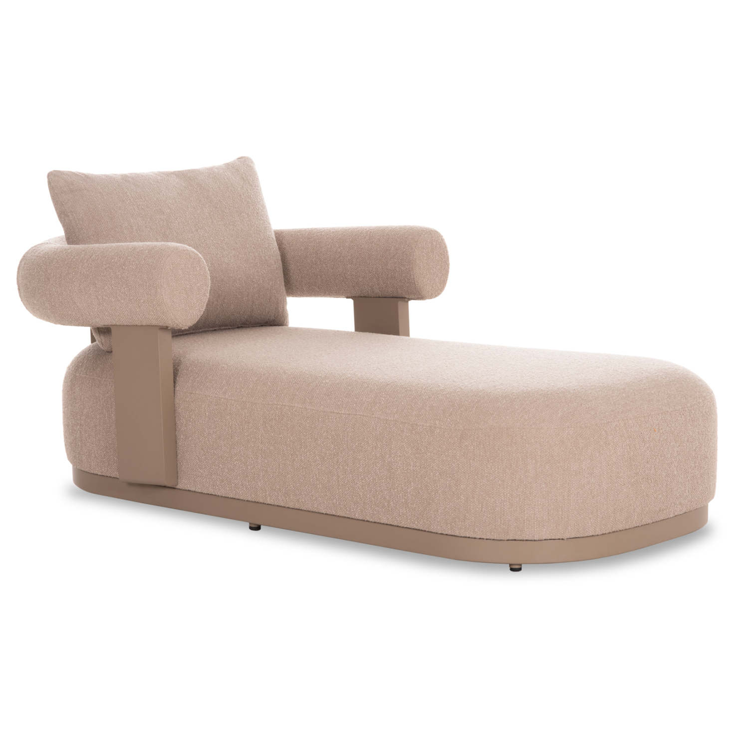 Μονό daybed αλουμινίου - Μπεζ 95x170x80 εκ. | Deccard