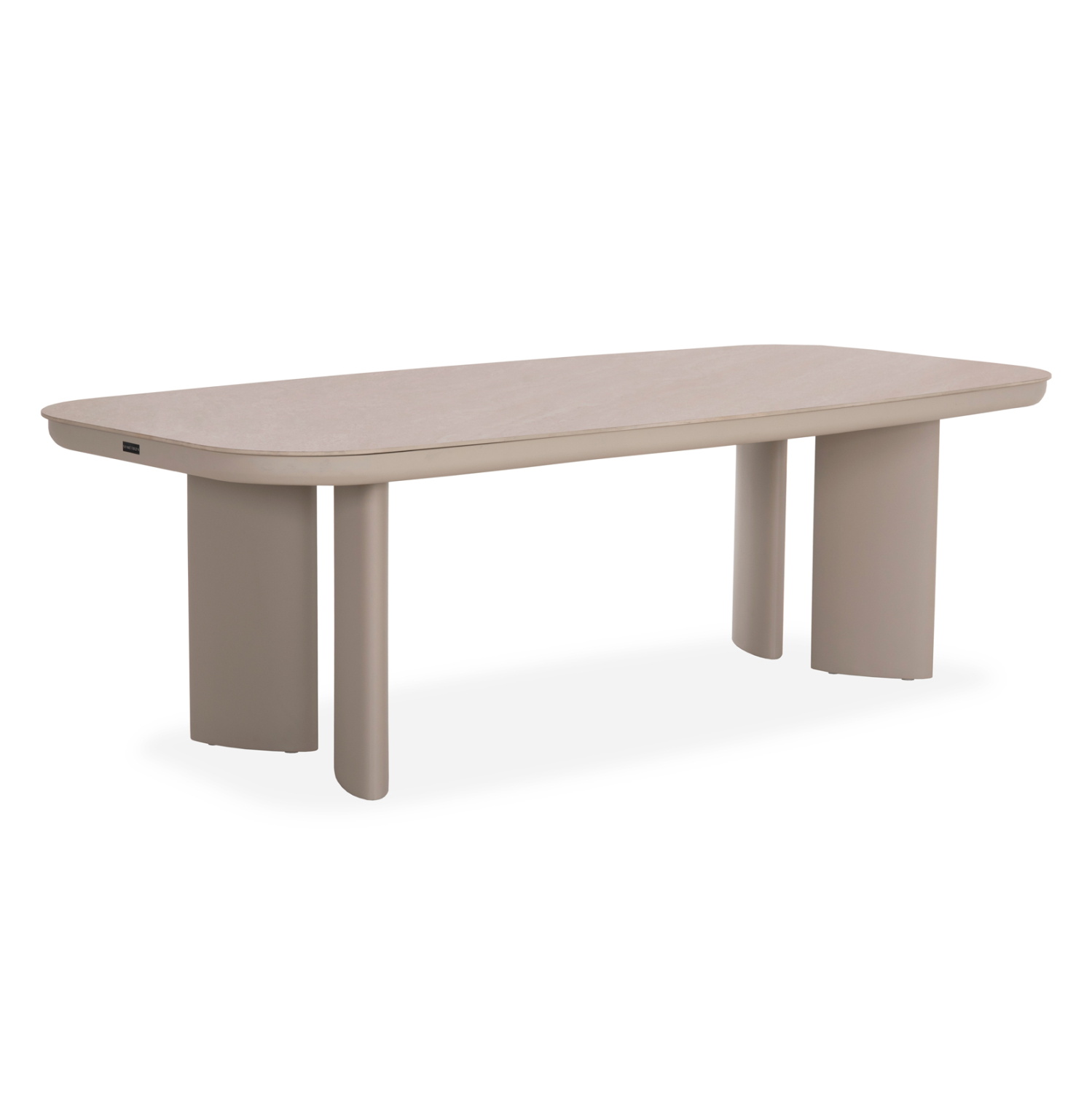 ΤΡΑΠΕΖΙ ΑΛΟΥΜΙΝΙΟΥ CARDEMO SM6498.02 ΜΠΕΖ--SINTERED STONE TOP 240x110x74Υεκ.