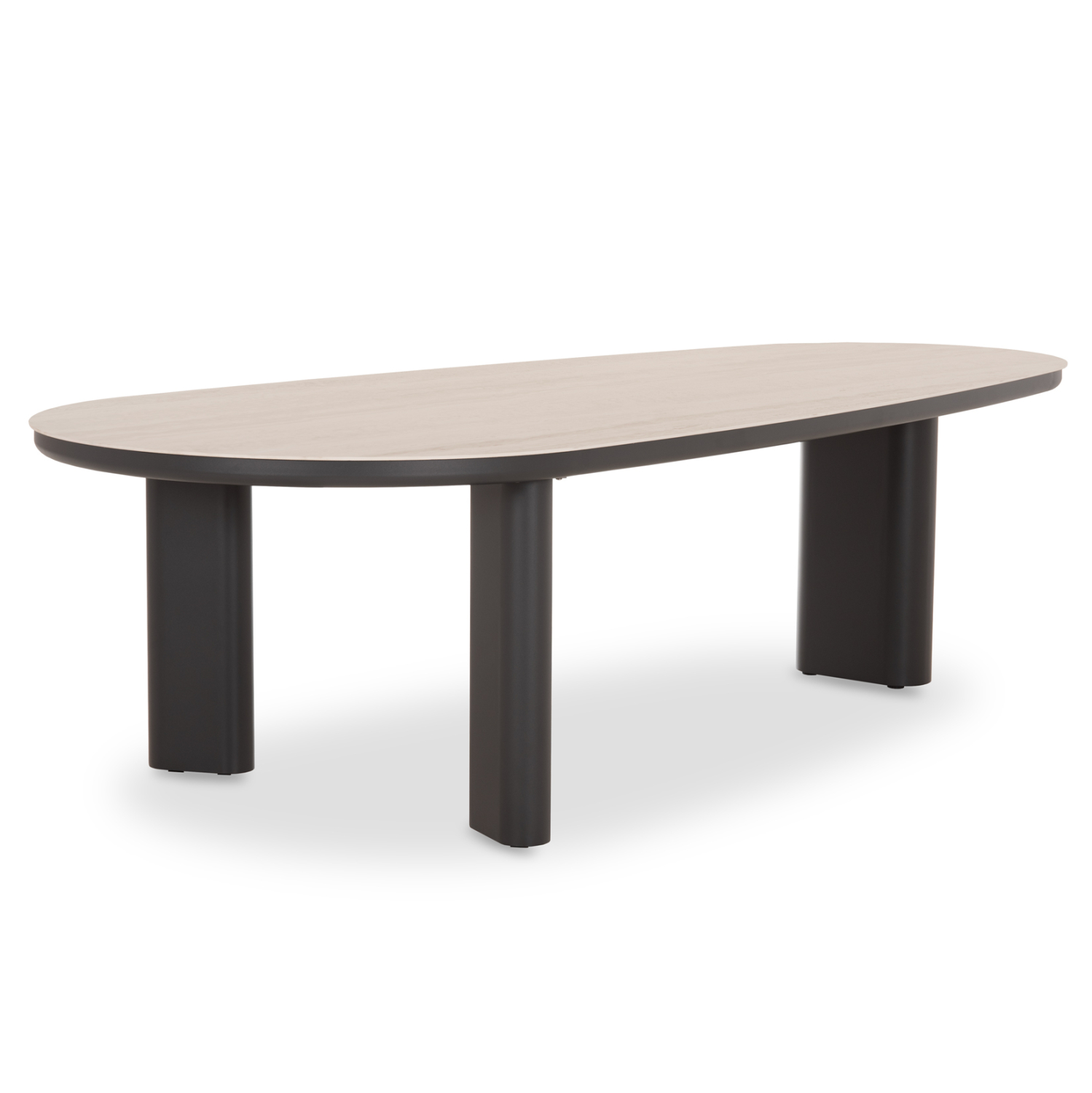 TΡΑΠΕΖΙ ΑΛΟΥΜΙΝΙΟΥ OSIRIS SM6503.01 ΓΚΡΙ--ΜΠΕΖ/ΓΚΡΙ SINTERED STONE TOP 280x120x74Υεκ.