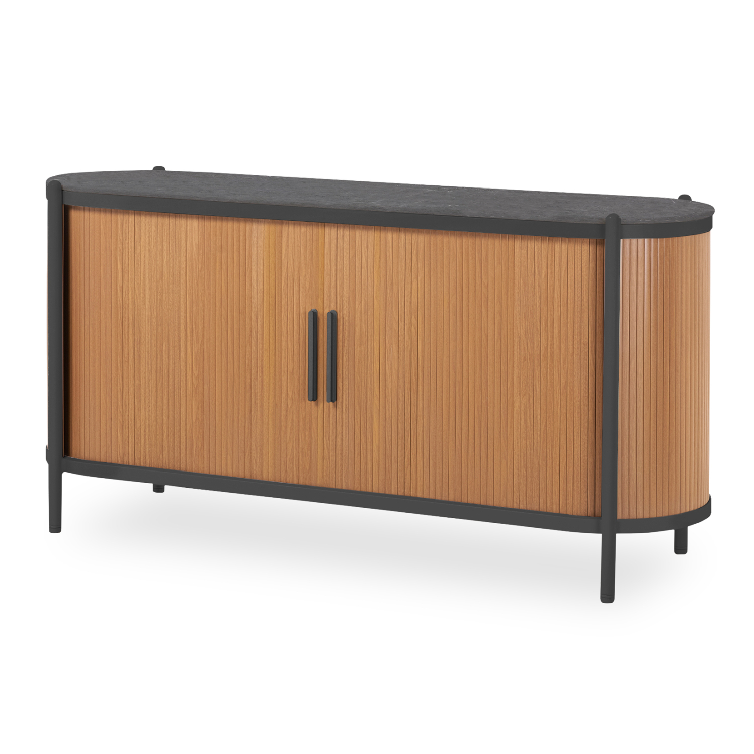 ΜΠΟΥΦΕΣ DESTINY SM6322.02 ΑΛΟΥΜΙΝΙΟ ΑΝΘΡΑΚΙ-SINTERED STONE TOP 158x46x79Υεκ.