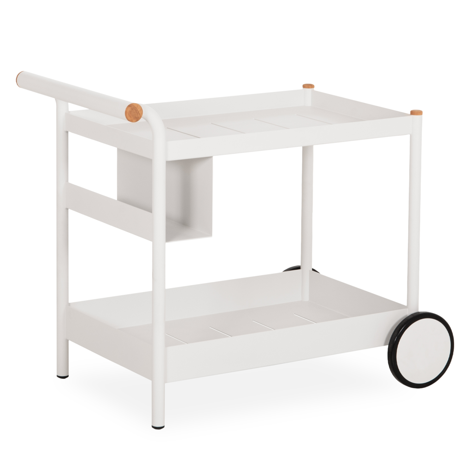 ΤΡΟΛΕΪ ΜΕ 2 ΡΟΔΕΣ MALCOLM SM6492.02 ΜΠΕΖ ΑΛΟΥΜΙΝΙΟ 98,2x58x81Υεκ.