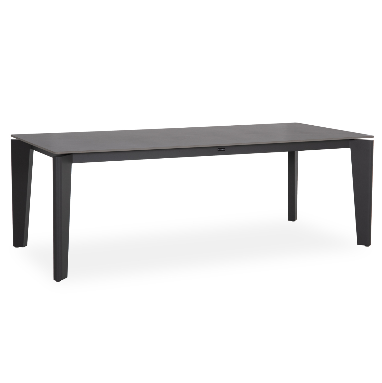 ΤΡΑΠΕΖΙ ΑΛΟΥΜΙΝΙΟΥ CERRIG SM6496.01 ΓΚΡΙ ΣΚΕΛΕΤΟΣ & SINTERED STONE 220x100x75Υεκ